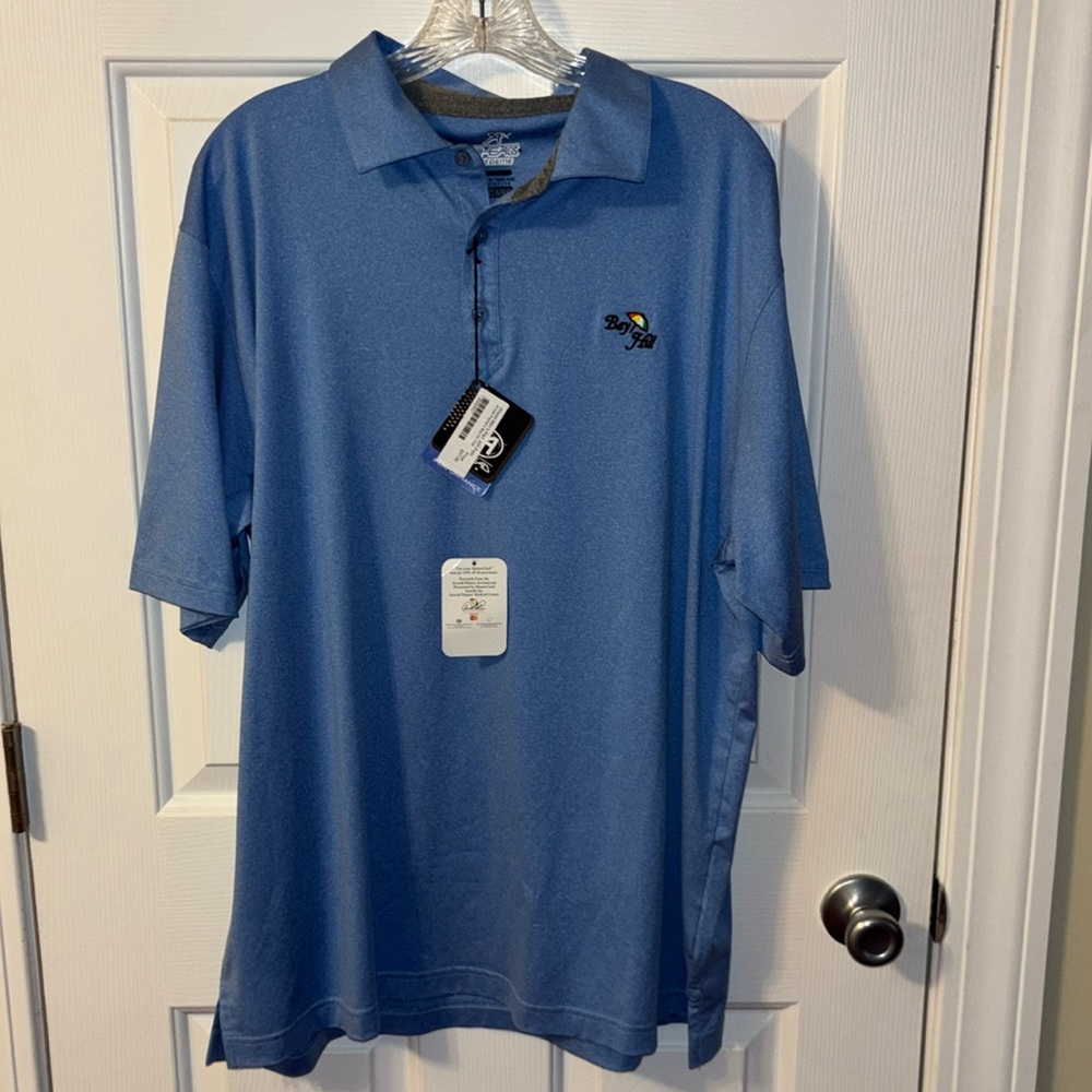 Ahead Extreme Bay Hill Polo Shirt Blue size Large fit like XL
